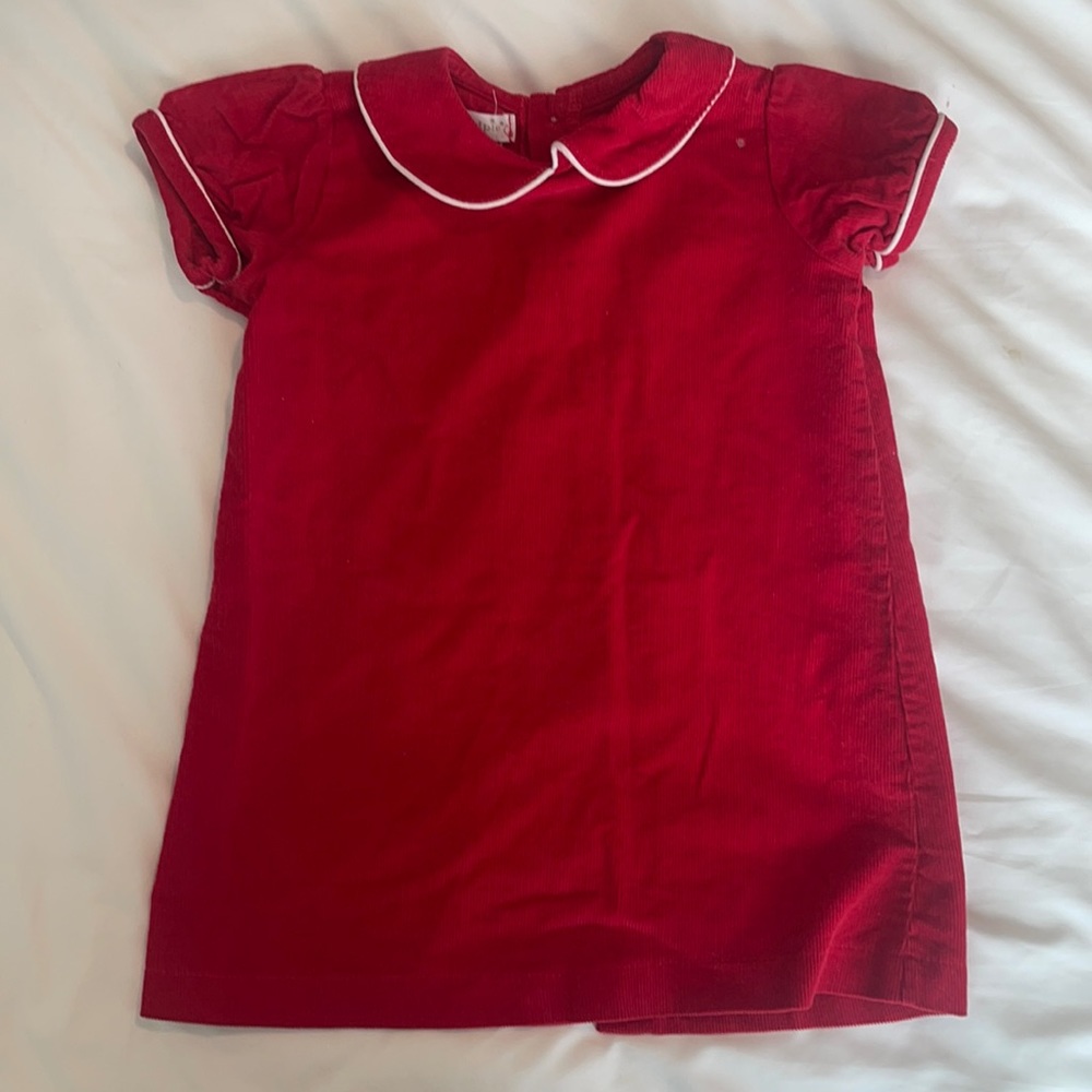 Mud Pie Red Collar Dress